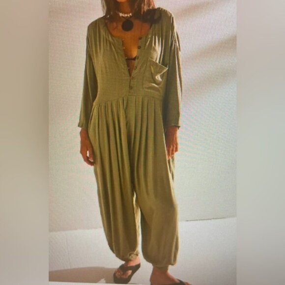 Free People Calsi Jumpsuit Size Small New With Tags - Picture 1 of 7